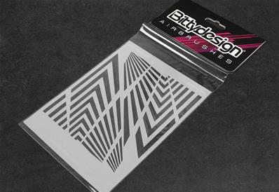 UK-Vinyl stencil 'Ipnotic V2' BITTYDESIGN