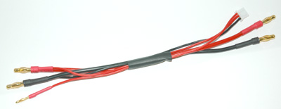 UK-BALANCE CHARGE LEAD; JST-XHR TO 2MM MALE 7.4V CORE-RC