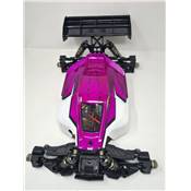 UK-Vision body paint (Purple/White) 1/8 buggy for S35-4E Sworkz and MBX8E Electro BITTYDESIGN