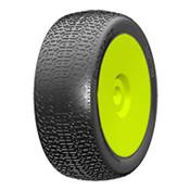 UK-CONTACT – B Medium – New Closed Cell Insert – Mounted on New Closed Yellow Wheel – 1 Pair GRP