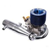 UK-Max 21XR-B V3 engine + TB02 exhaust line (EFRA2089) O.S