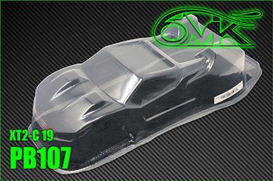 UK-Body lexan for Truck 1/10th XT2C 2019 with wing (unpainted)  6-MIK