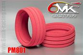 UK-Tire inserts 1/8th TT "ULTRA" 2018 red (2) 6-MIK
