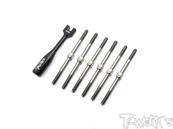 UK-64 Titanium Turnbuckle Set ( For Xray XB2C 2019 ) T-WORK'S