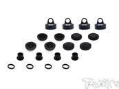UK-Black Hard Coated 7075-T6 Alum Diaphragm Shock Cap ( For SWORKZ 35-4 ) T-WORK'S