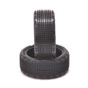 UK-Shard - 1/10 4WD Tyres - Front - Yellow - pr (2) SCHUMACHER