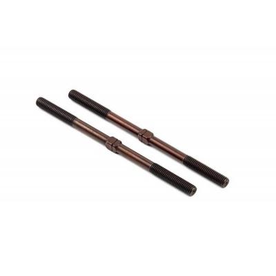 UK-Adj. Turnbuckle M5 L/R 91mm - Hudy Spring Steelâ (2) - XRAY