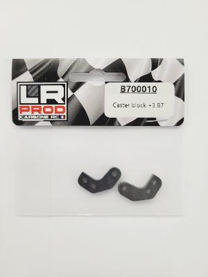 UK-Caster Block +3 for RC10 B7 LR PROD