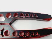 UK-Multi-function aluminum pliers Black/Red WS-LINE