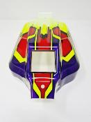 UK-Painted body ST4-Falcon purple/red/yellow for S35-4E WORKZ