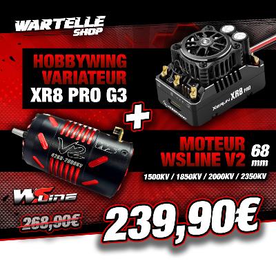 UK-Xerun XR8 Pro G3 200A + 4268 V2 motor (choice of kv) WS-LINE