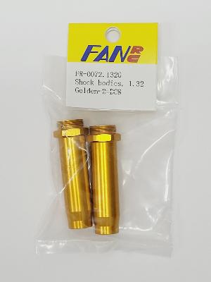 UK-Shock bodies, 1.32" strock Golden 2pcs FAN RC