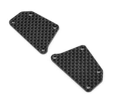 UK-Graphite Rear Lower Arm Plate 1.6mm (L+R) X-RAY
