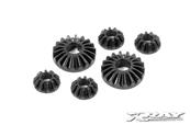 UK-Composite differential bevel gear (4+2) X-RAY