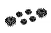 UK-Graphite Gear Differential Bevel & Satelitte Gears (2+4) X-RAY