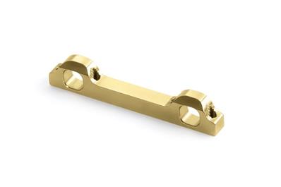 UK-Brass Rear Lower Suspension Holder - Front - RF X-RAY