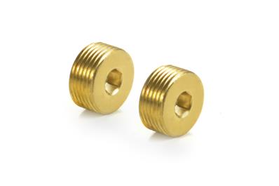 UK-Brass adjusting nut M1.5x1 (2) X-RAY