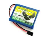 UK-Accu d'émission Lipo 1S 3000mAh  prise JR ABSIMA