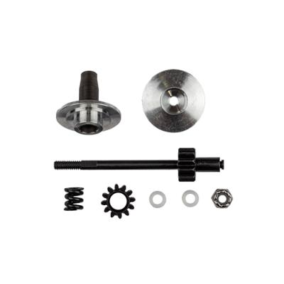 UK-RC10 6-Gear Transmission Top Shaft, Pinion, Outer Hub and Diff Spring RC10 TEAM-ASSOCIATED