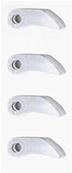 UK-Standard aluminum clutch shoes (4) O.S