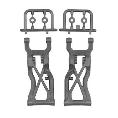 UK-RC10B7 FT Carbon Rear Suspension Arms V2, 81mm TEAM-ASSOCIATED