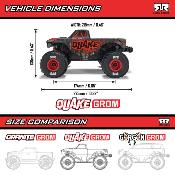 UK-QUAKE GROM 4x4 SMART Small Scale Desert Truck (PURPLE) ARRMA