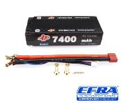 UK-Accu Lipo HV MC4 7400mAh 120C 7.6V Graphene 113mm Mid-Shorty Pack IP