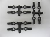 UK-Ball End(5.8mm/Black/12pcs) KYOSHO