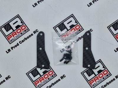 UK-Renforts de triangles supérieurs avants carbone 1.5mm RC8B4.2 LR-PROD