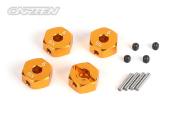UK-12mm Hex Hub 6mm (4) CARTEN