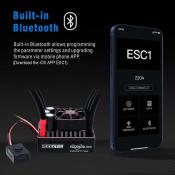 UK-ESC 1/8 220A-G2 black & red 2-4S SURPASS HOBBY
