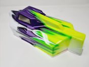 UK-EB48 2.0 White/Purple Metal/Fluorescent Yellow bodywork painted for EB48 2.0 - 2.1 TEKNO-RC