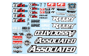 UK-RC8B4.1/RC8B4.1e Decal Sheet TEAM-ASSOCIATED