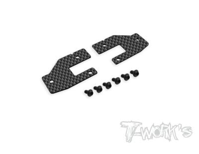 UK-Graphite Front A-arm Stiffeners 1.5mm ( For Agama N1 ) T-WORK'S