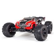 UK-KRATON 6S 1/8e V5 4WD BLX Speed Monster Truck with Spektrum Firma RTR, Red ARRMA
