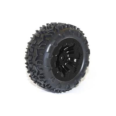 UK-Carnage Mounted Wheel/tyre Complete Pair - White FTX