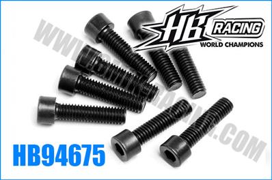 UK-Cap head screw m3.5x14mm (8pcs) HB RACING