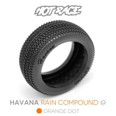 UK-Tyres TT 1/8 "HAVANA" RAIN tires only (2) HOTRACE TYRES