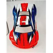 UK-Hyper GT8 body paint (White/Fluorescent Red/Blue) BITTYDESIGN
