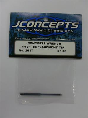 UK-Hex driver 57mm 1/16" (1) J-CONCEPTS