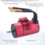 UK-Combo 1/10 ESC 80A + Brushless motor 3665   3100kV SURPASS HOBBY