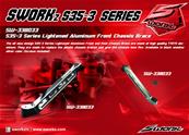 UK-Lightened Aluminum Front Chassis Brace SWORKZ