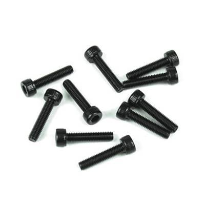 UK-M3x18mm Cap Head Screws (black, 10pcs) TEKNO-RC
