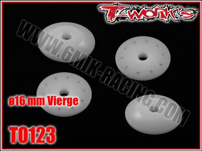 UK-DIY Custom Tuning Pistons ( ( For Team Associated , Kyosho, HN, OFNA ) 4pcs T-WORK'S