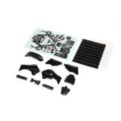 UK-Black Plastics with Wraps: Promoto-MX LOSI