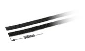 UK-Velcro Tape with Double Sided Tape 8x500mm HUDY