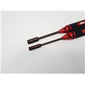 UK-Socket wrench 7mm (red cap) WS-LINE