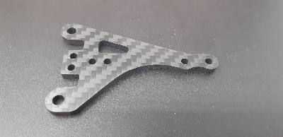 UK-Carbon Servo Saver Plate 3mm for Tekno EB410.2 LR PROD