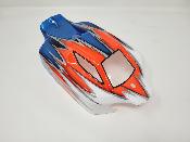 UK-ST4-Falcon body painted white/fluorescent red/blue for Sworks S35-4E HOBAO RACING