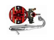 UK-Combo 721S Scuderia Gen2 Pro Red with X-One 2143 Exhaust REDS